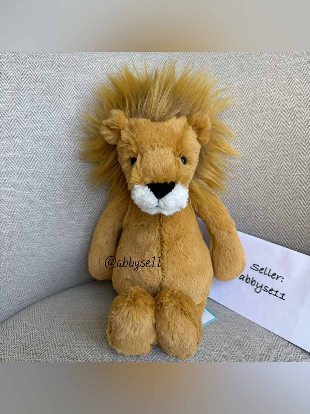 Jellycat Bashful Lion - Medium - Authentic - Brand New With Tags - Fast Ship